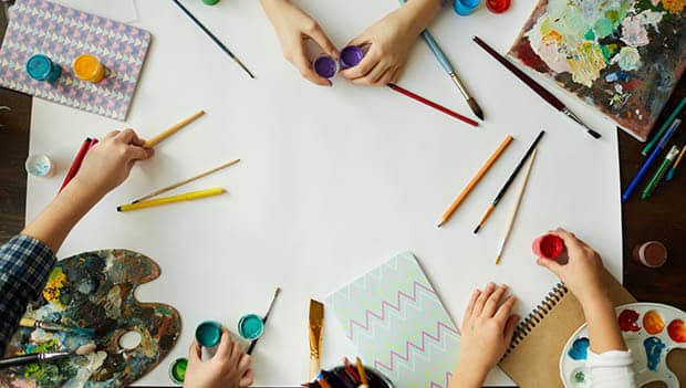 Ateliere creative pentru copii la Urban Kiddo Art