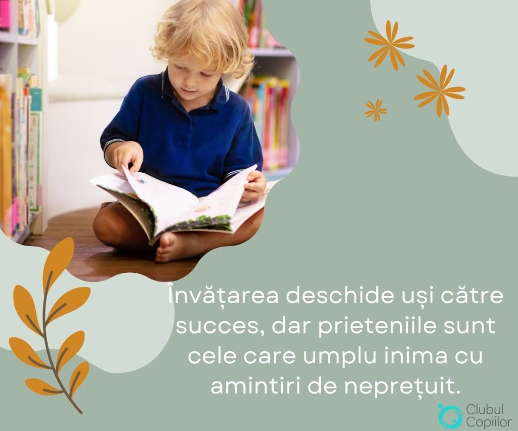 Mesaje pentru elevii care încep clasa zero