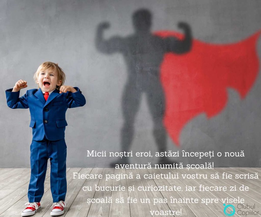 Mesaje pentru elevii care încep clasa zero